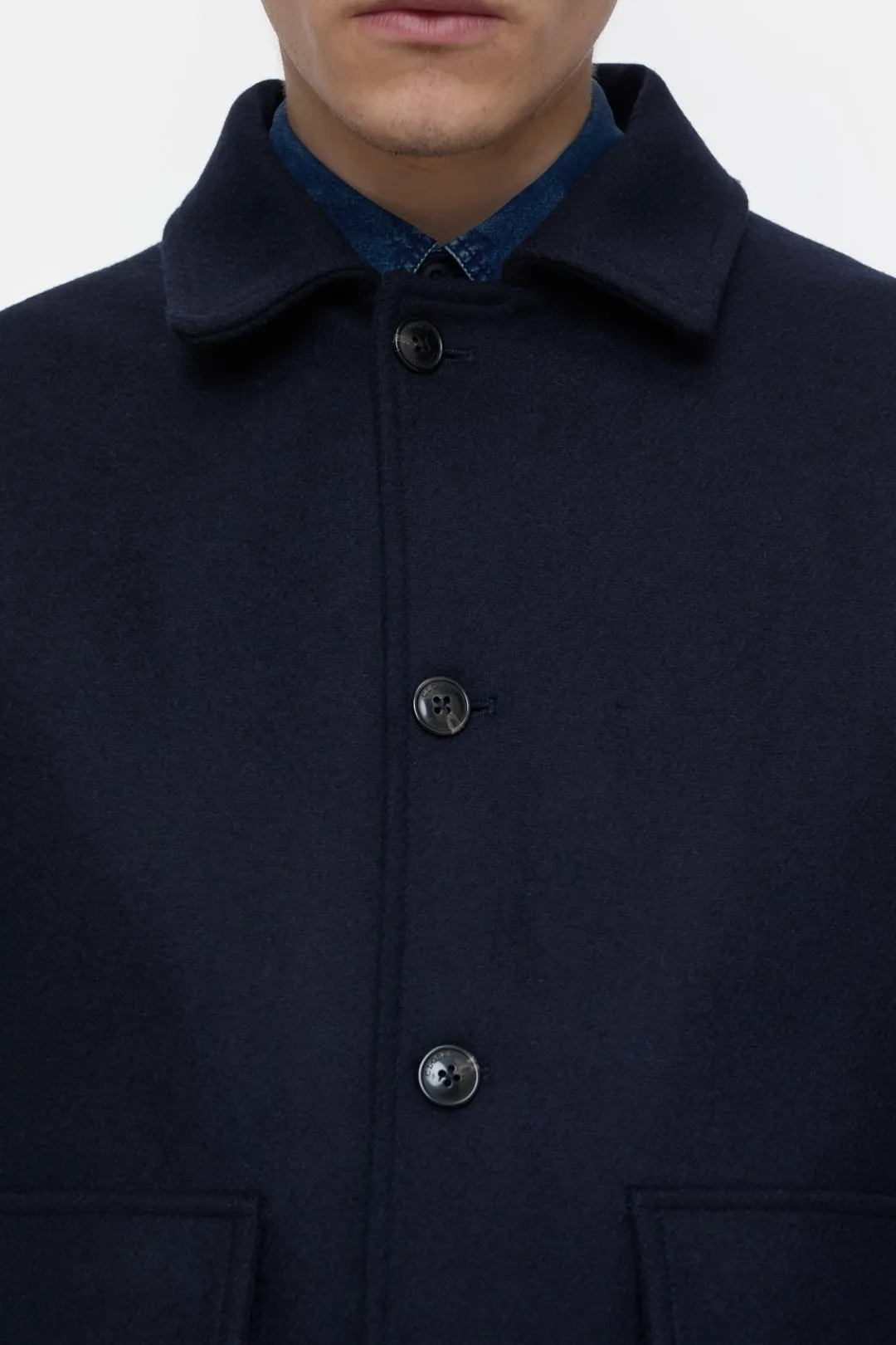Closed Wool blend jacket Dark night Hot