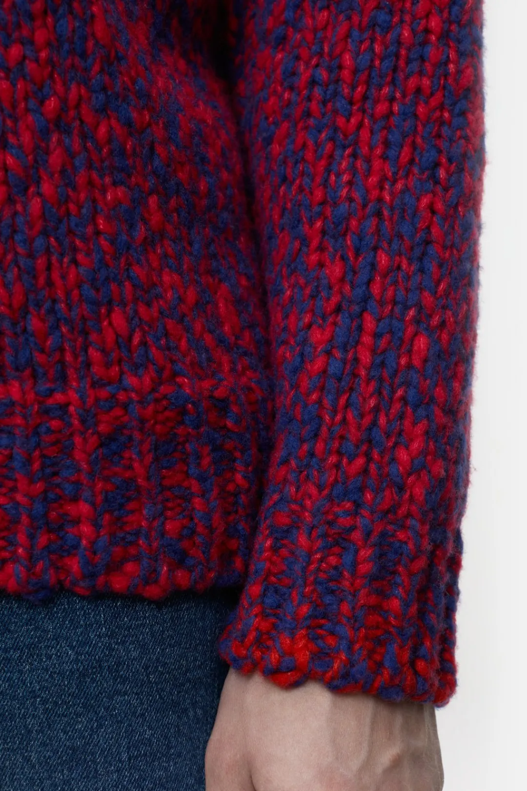 Closed Wool blend sweater Chili pepper red Discount