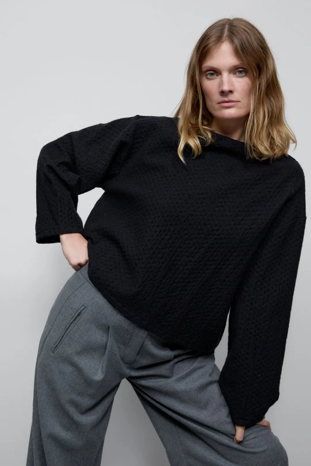 Closed Wool blend sweatshirt Black Discount