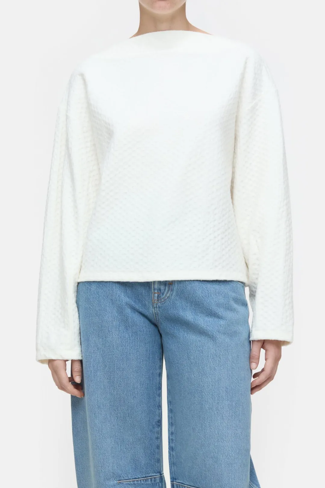 Closed Wool blend sweatshirt Ivory Best