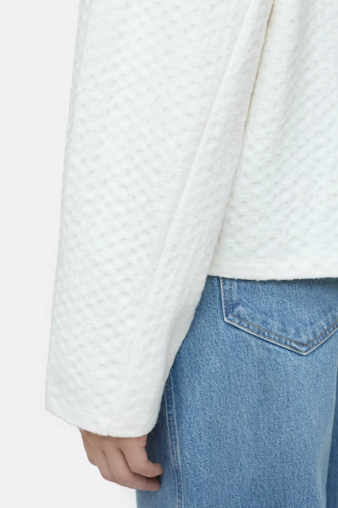 Closed Wool blend sweatshirt Ivory Best