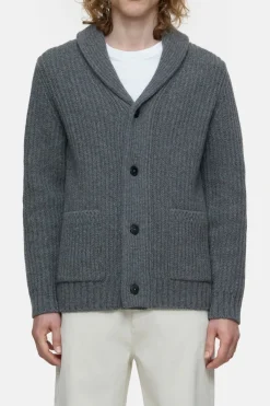 Closed Wool cardigan Dark grey melange Best