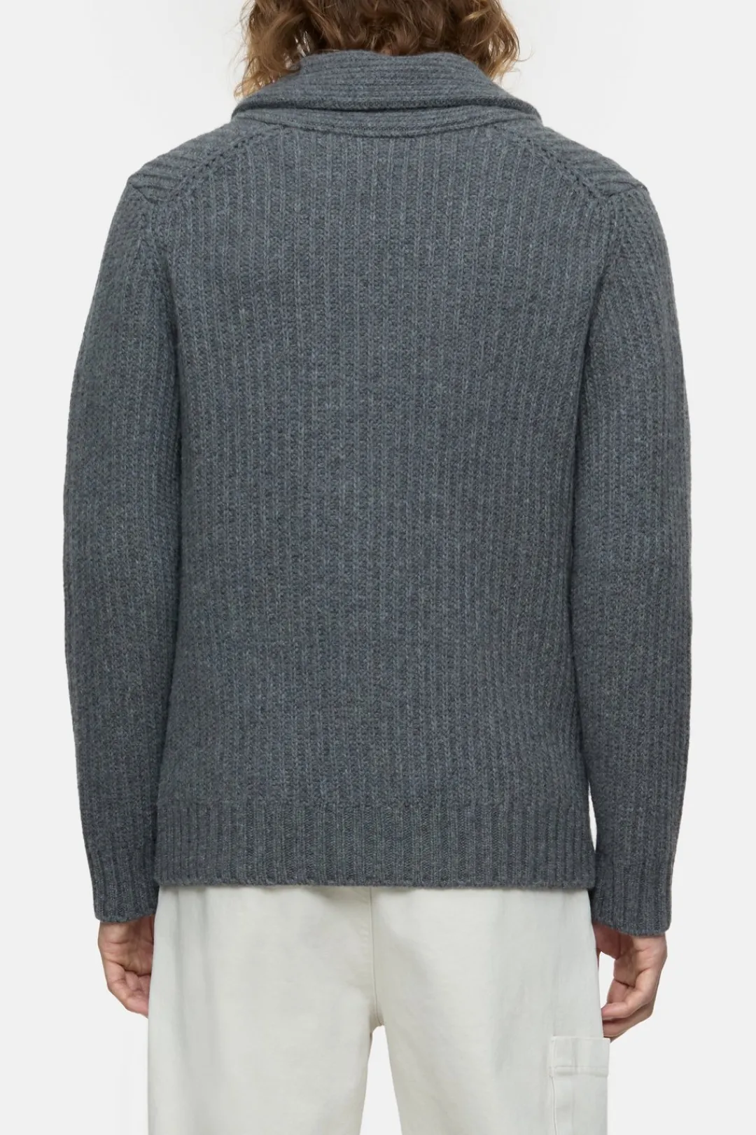 Closed Wool cardigan Dark grey melange Best