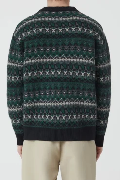 Closed Wool Jumper fern green Online