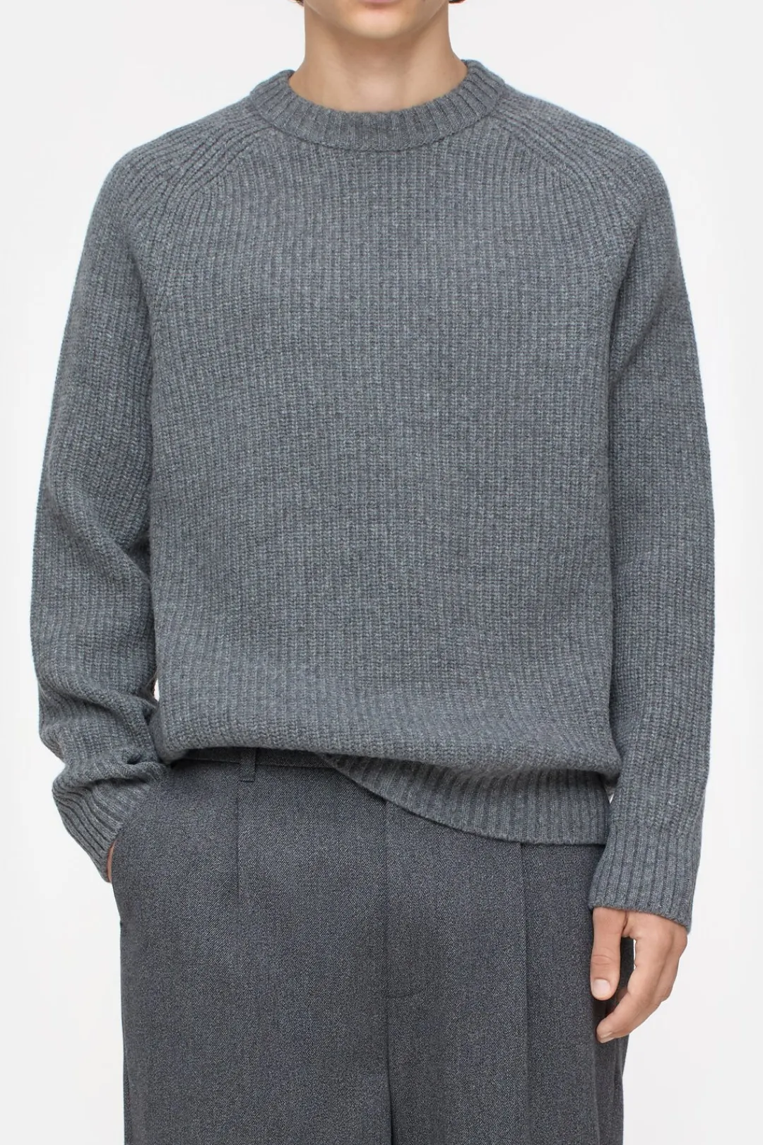 Closed Wool jumper Dark grey melange Best