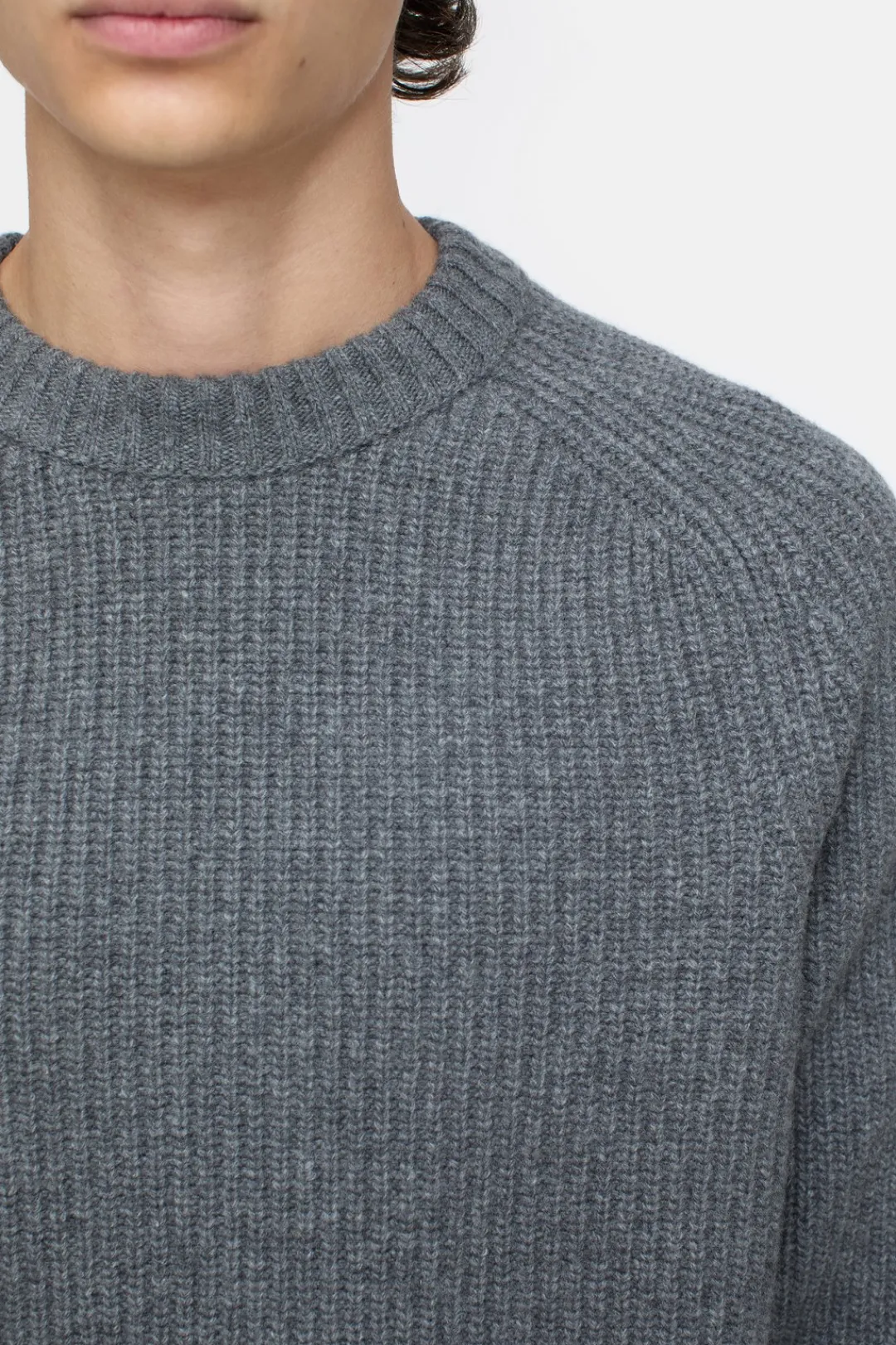 Closed Wool jumper Dark grey melange Best