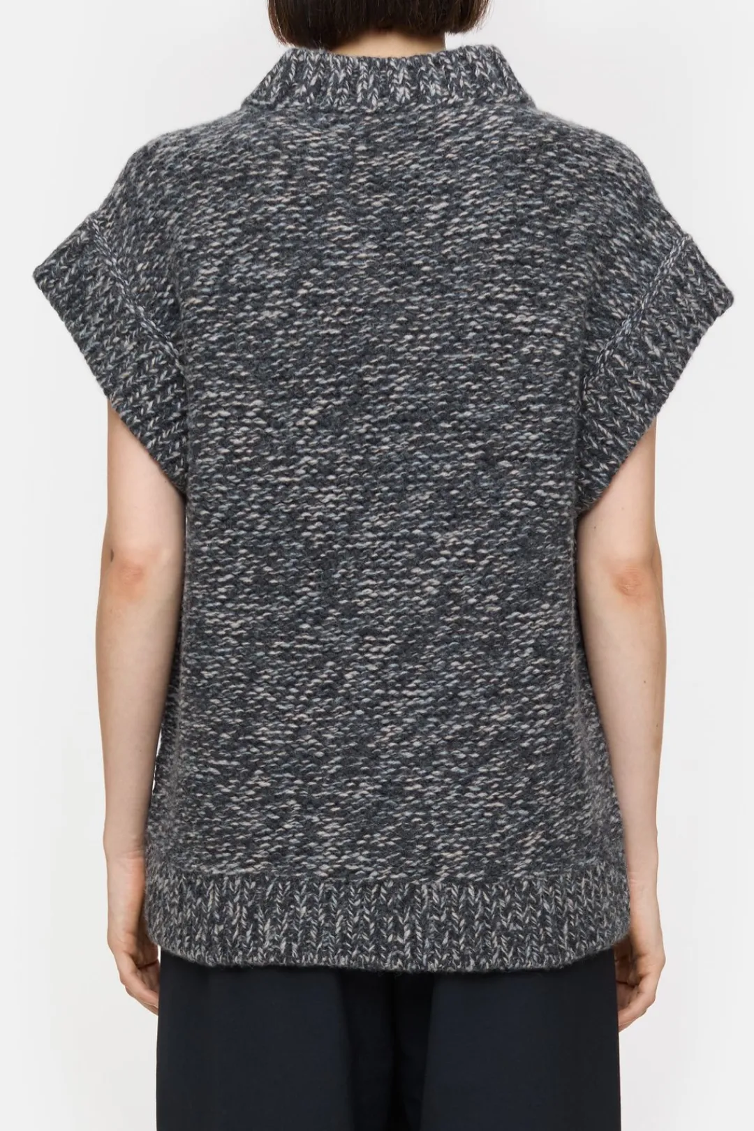 Closed Wool jumper Dark grey melange Best