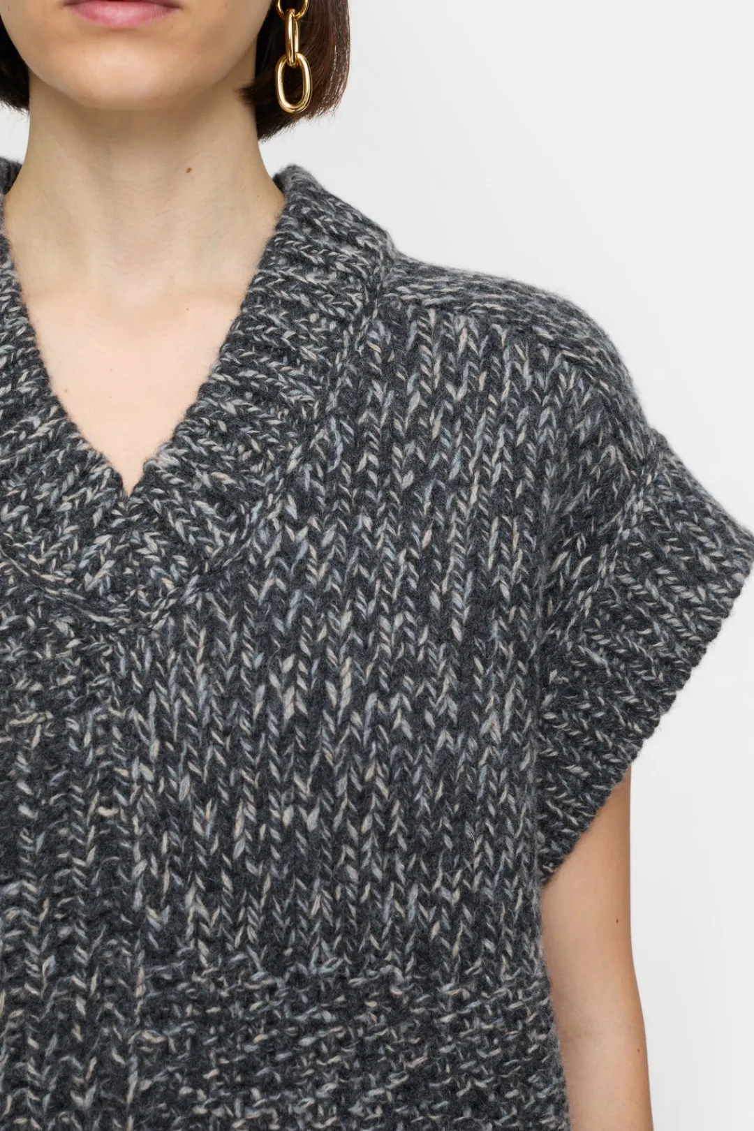 Closed Wool jumper Dark grey melange Best
