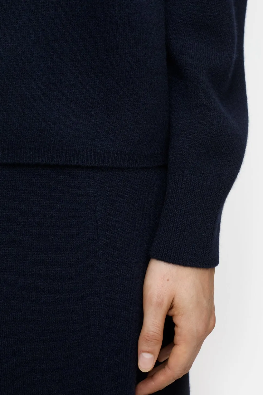 Closed Wool mix double-face jumper Dark night Hot