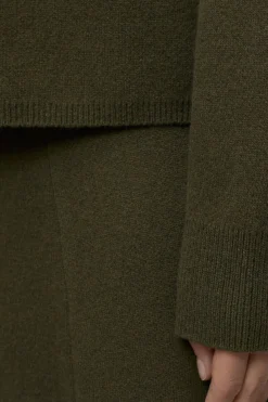 Closed Wool mix double-face jumper Ver green Sale