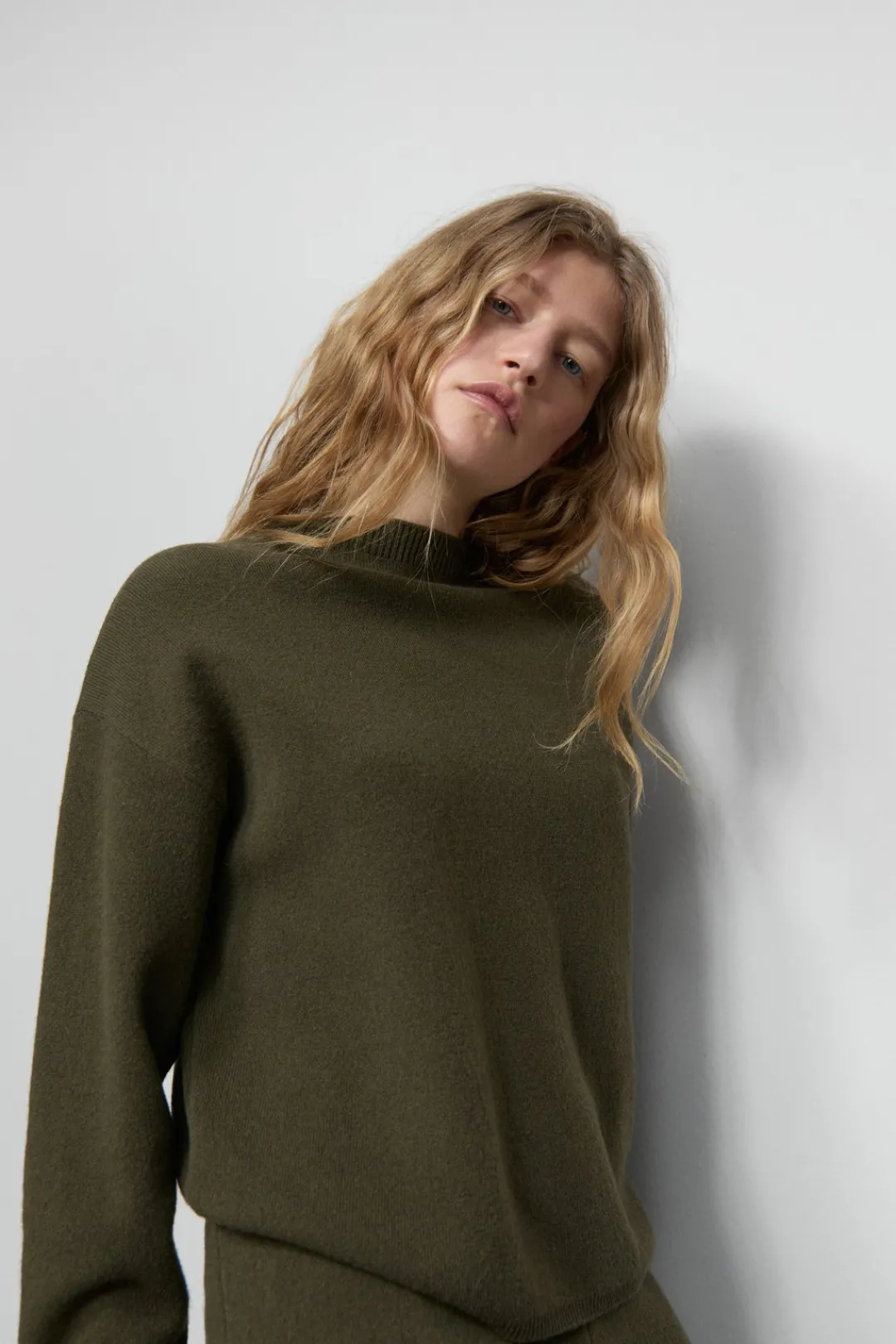 Closed Wool mix double-face jumper Ver green Sale