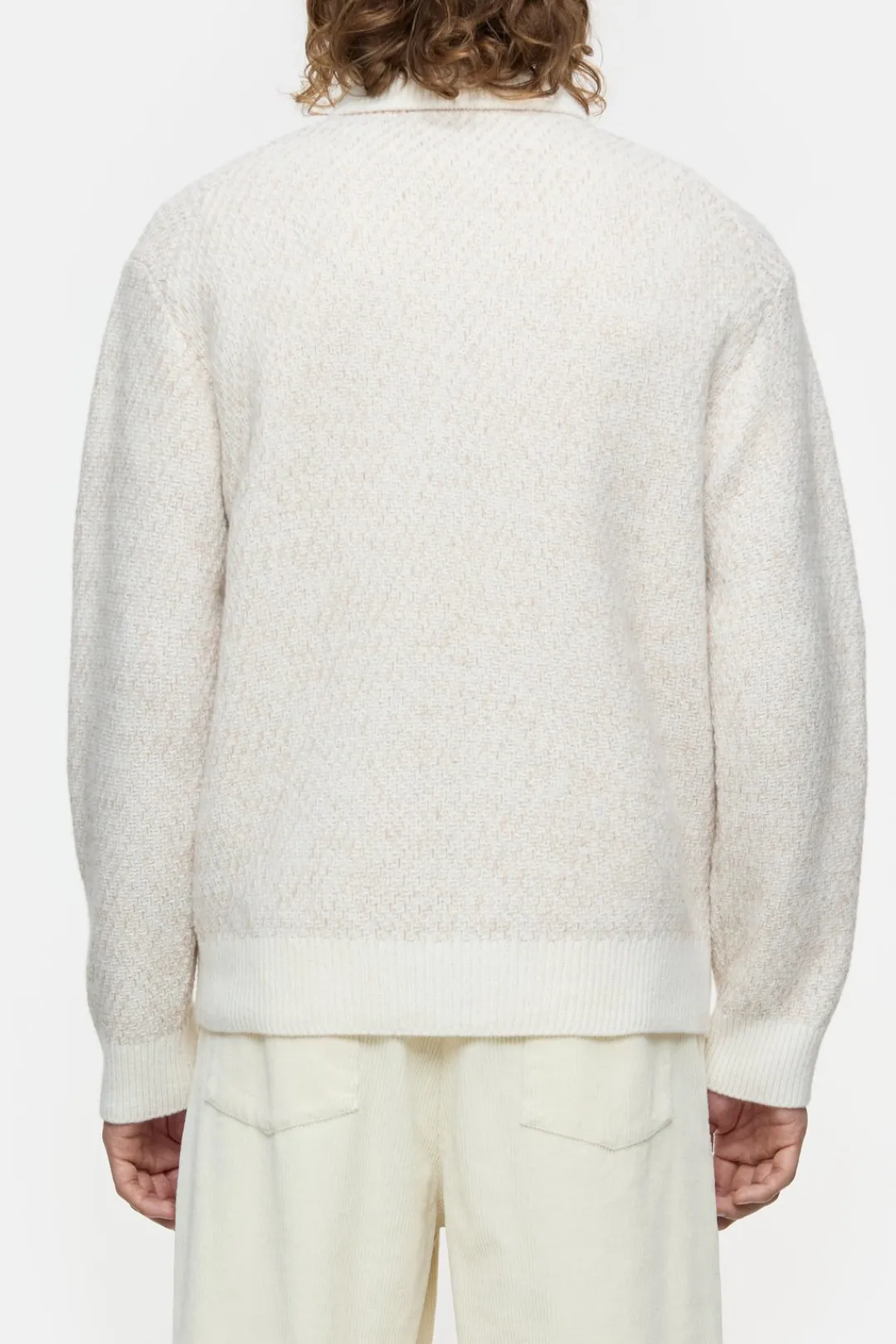 Closed Wool polo jumper Ivory Outlet