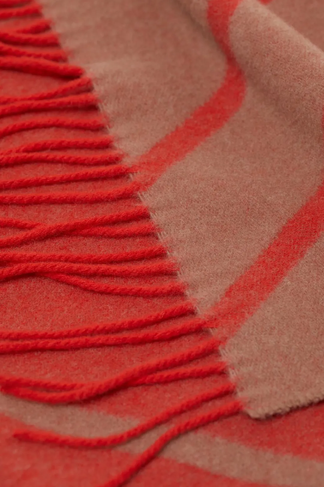 Closed Wool scarf Biscotti brown Sale
