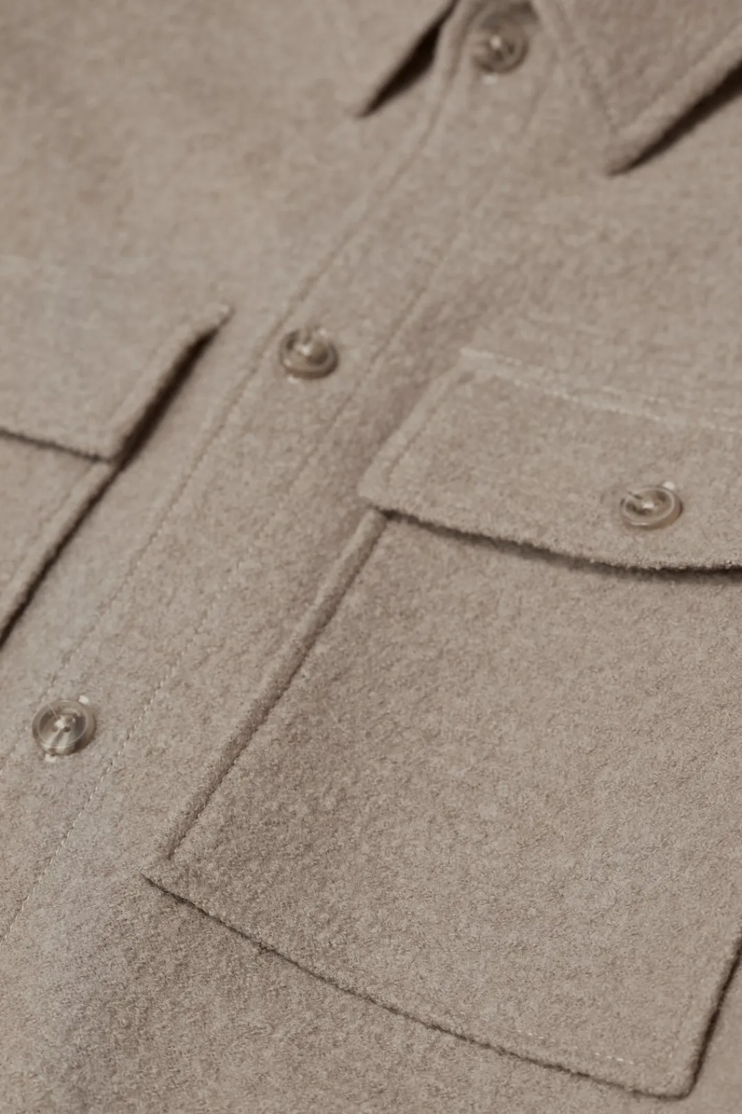 Closed Wool shirt Cashew cream Hot