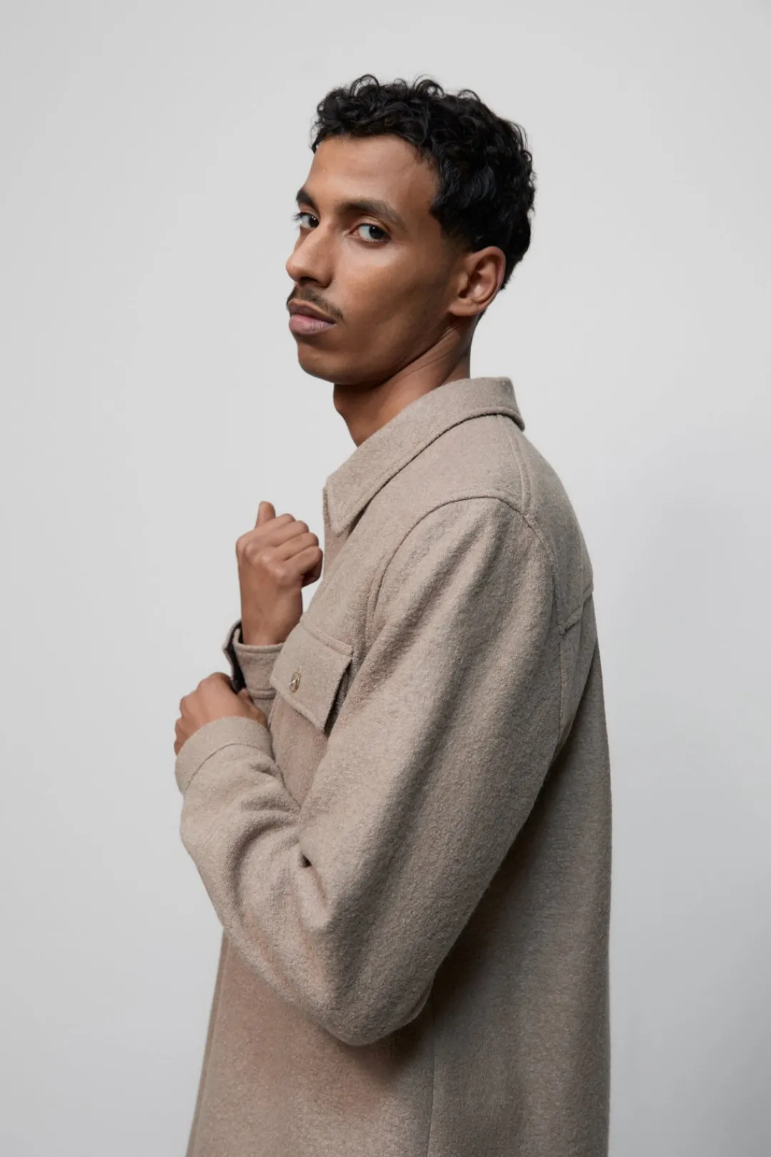 Closed Wool shirt Cashew cream Hot