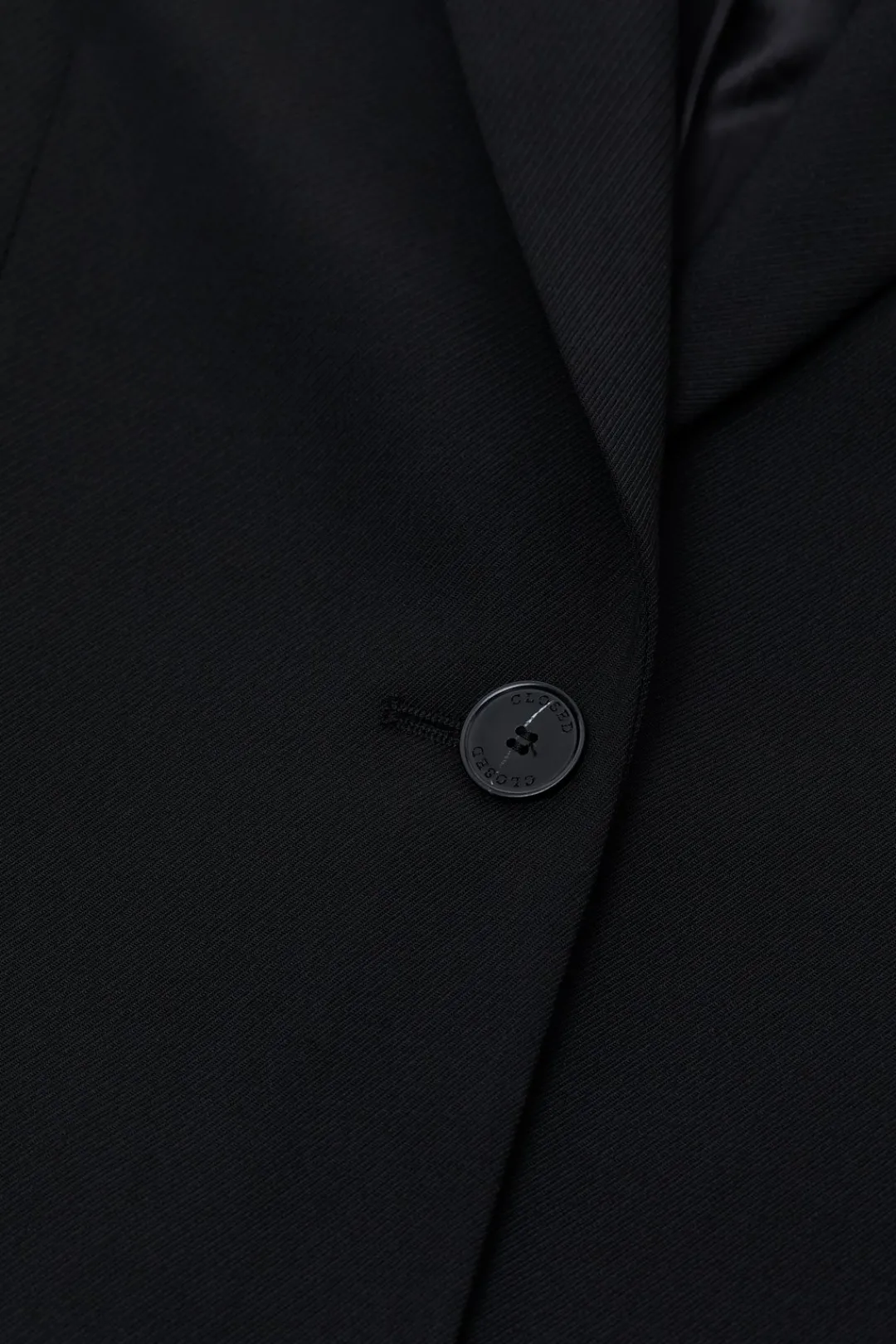 Closed Wool stretch blazer Black New