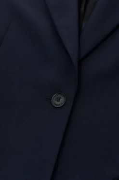 Closed Wool stretch blazer Dark night Sale