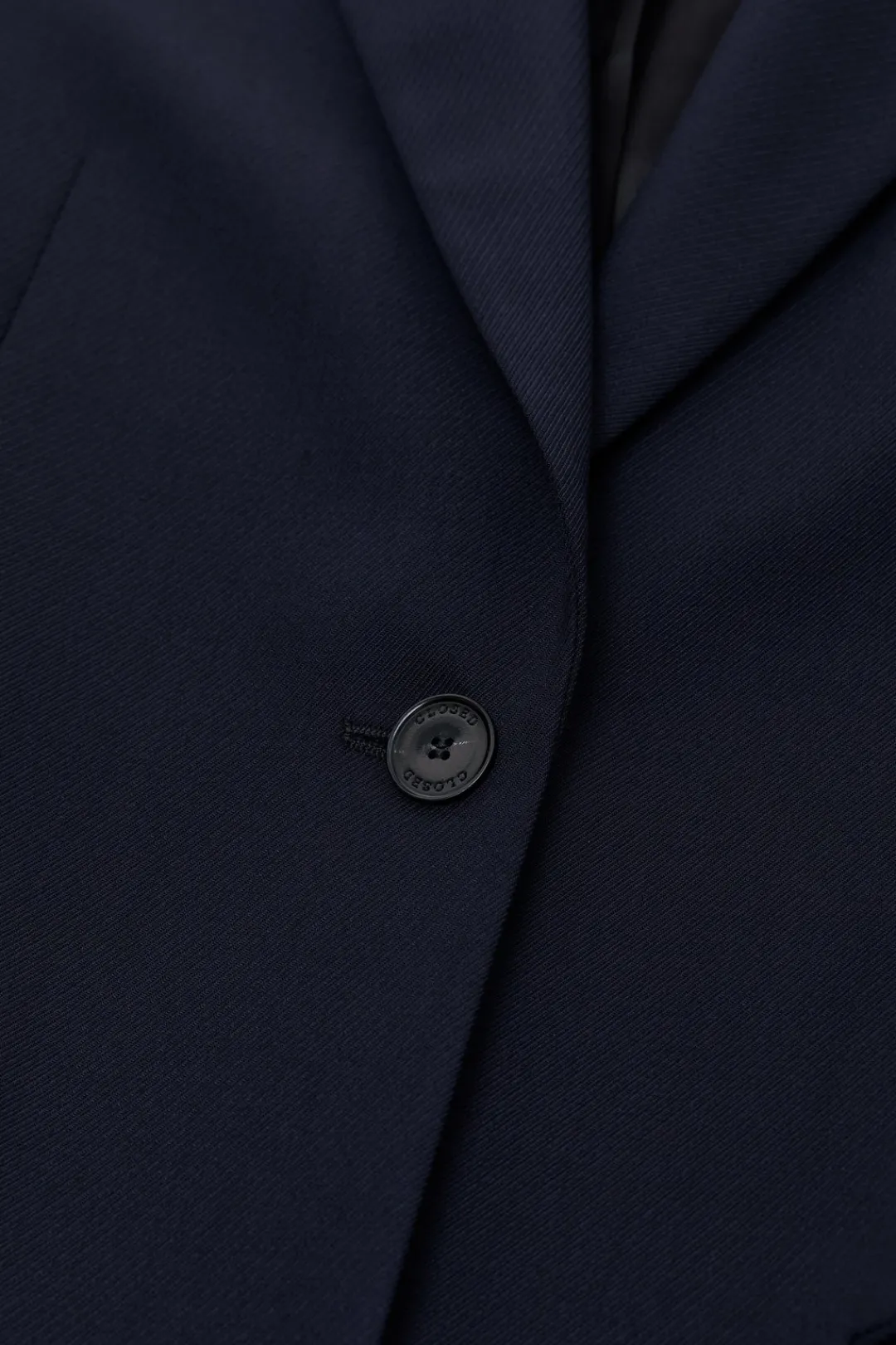 Closed Wool stretch blazer Dark night Sale