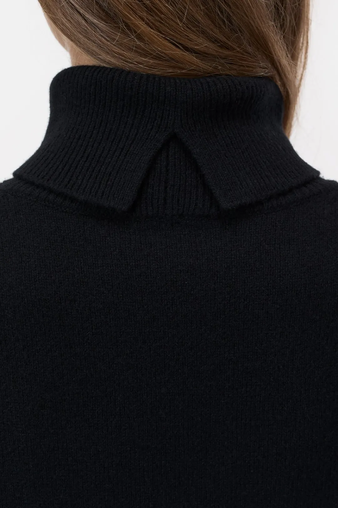 Closed Wool turtleneck dress Black Discount
