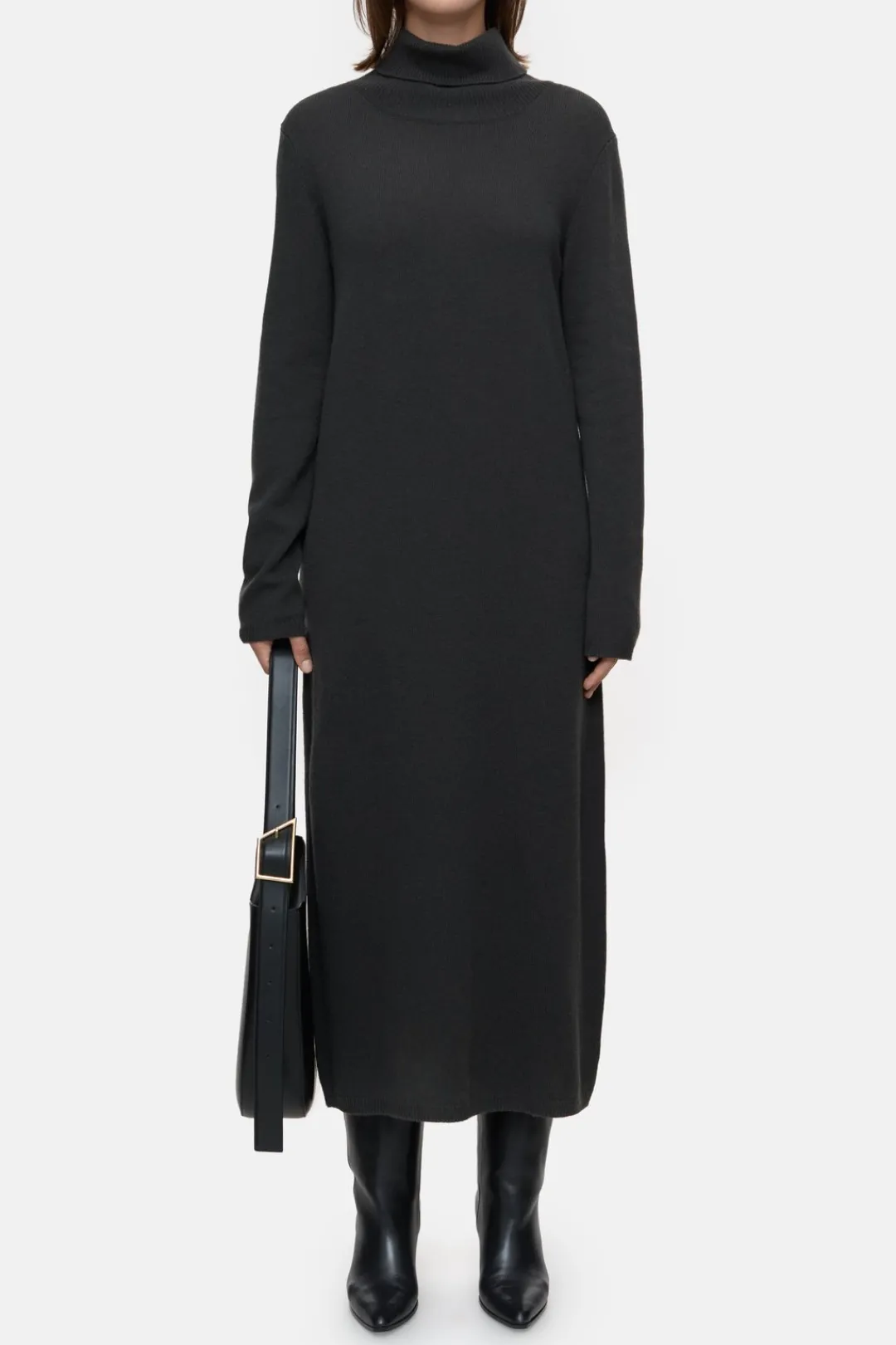 Closed Wool turtleneck dress Irish coffee Best
