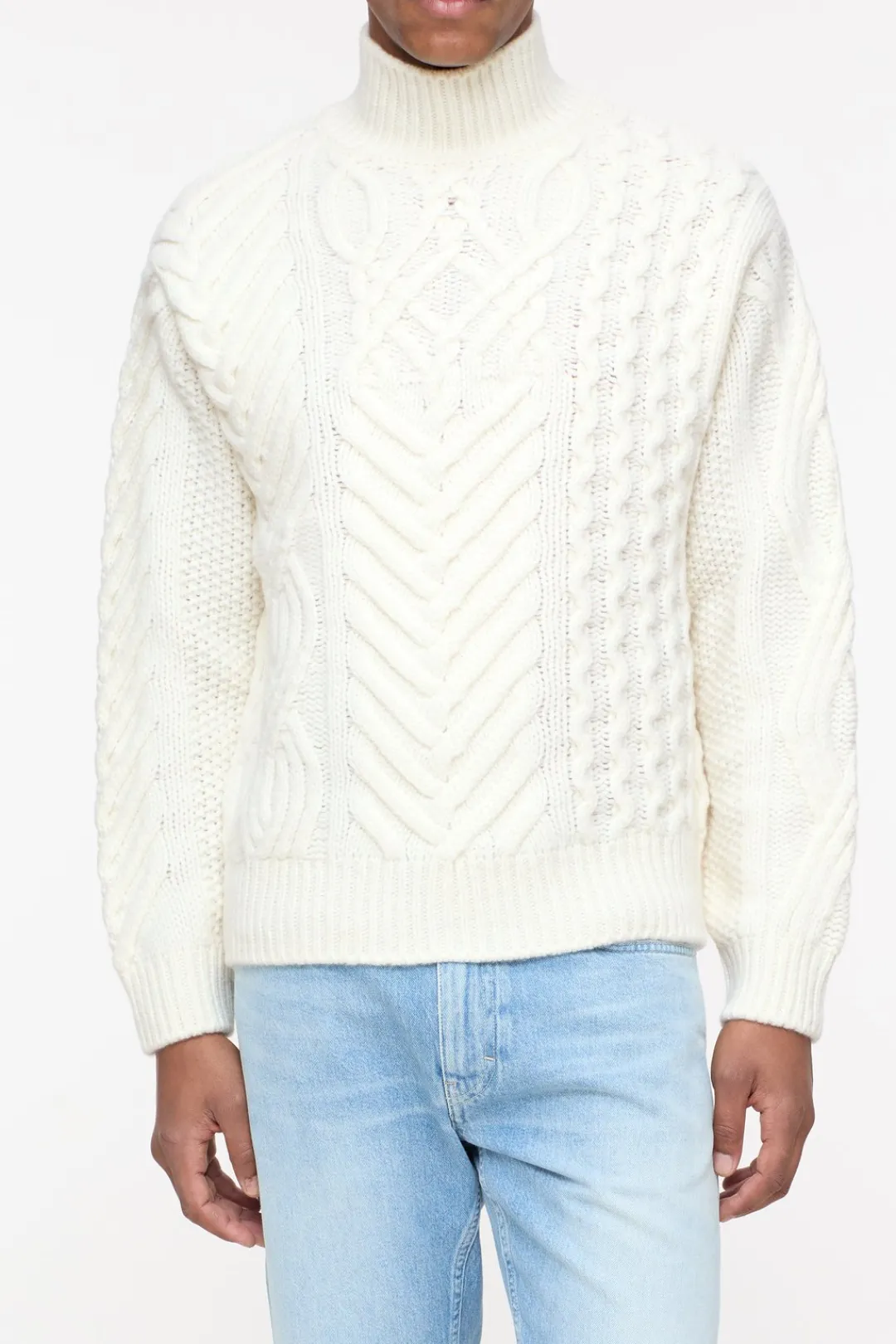 Closed Wool turtleneck jumper Ivory