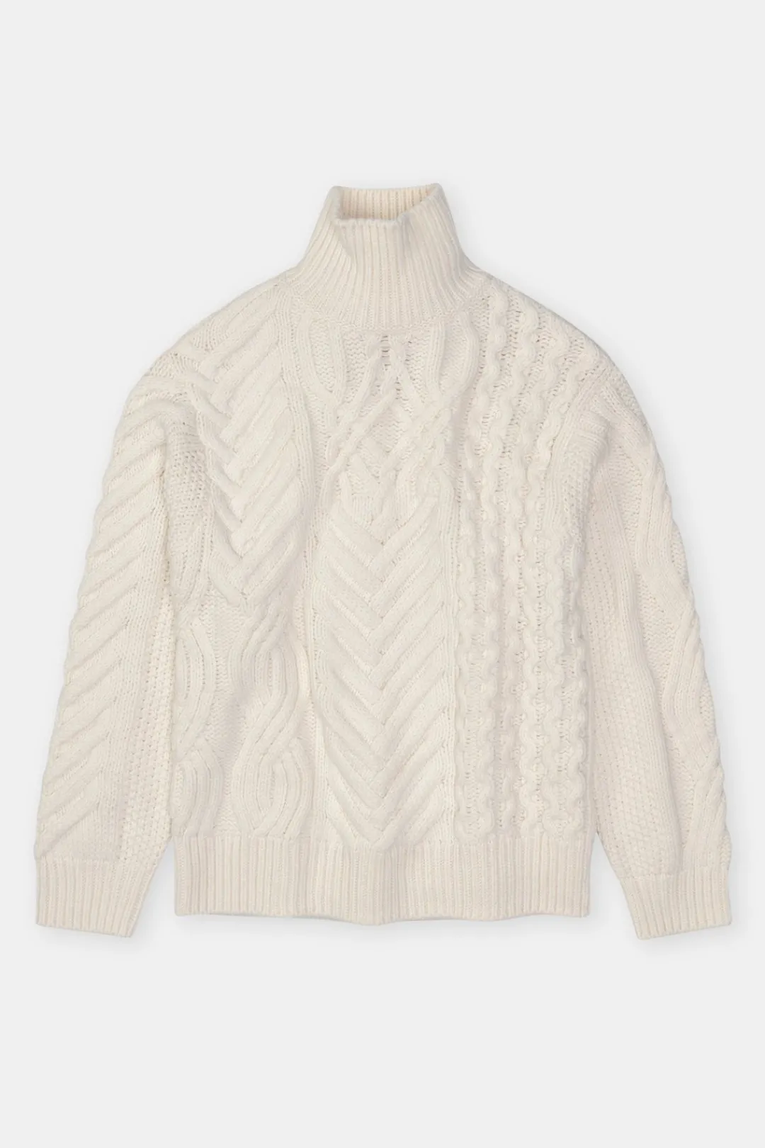 Closed Wool turtleneck jumper Ivory