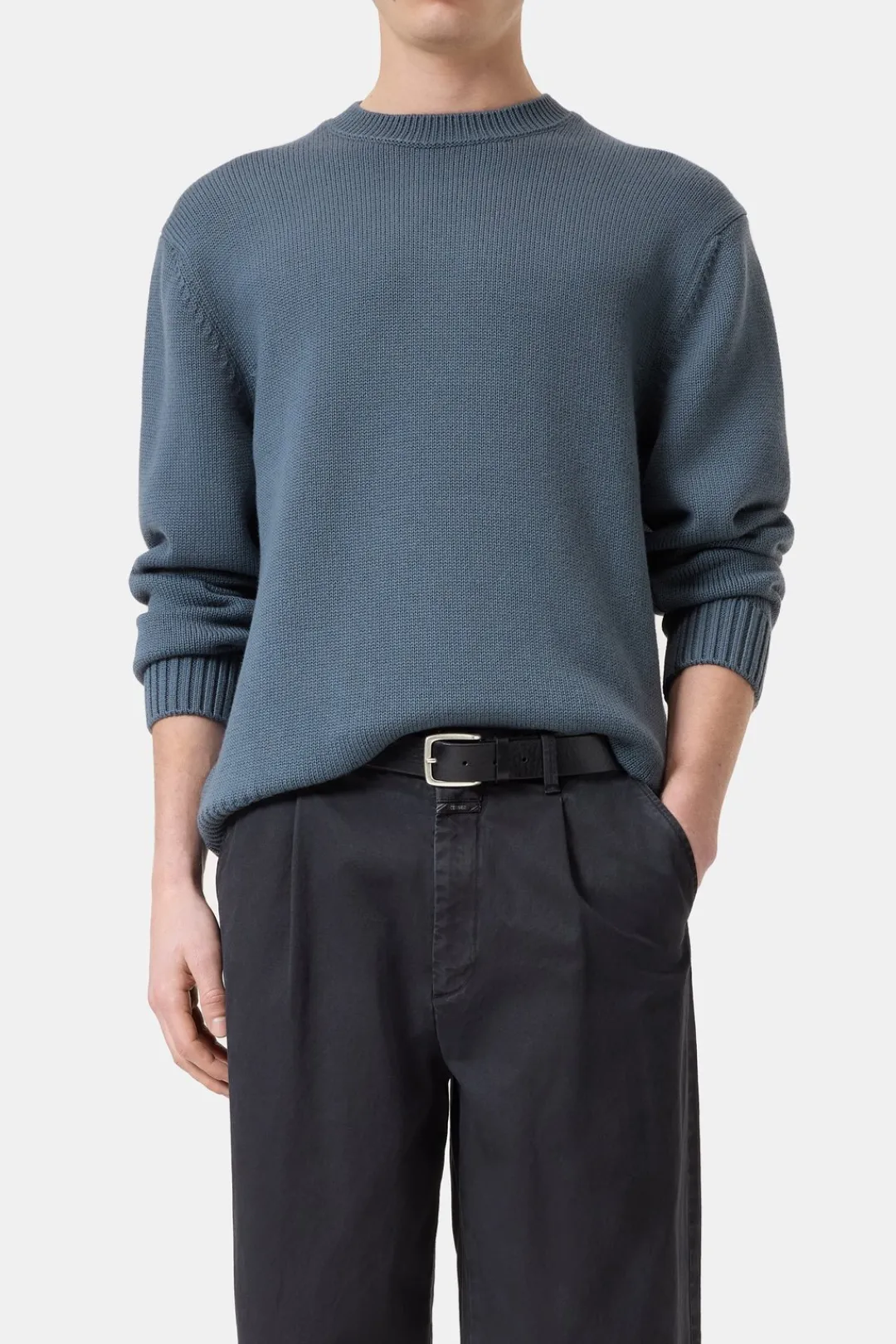 Closed Wool-blend sweater Graphite blue Best