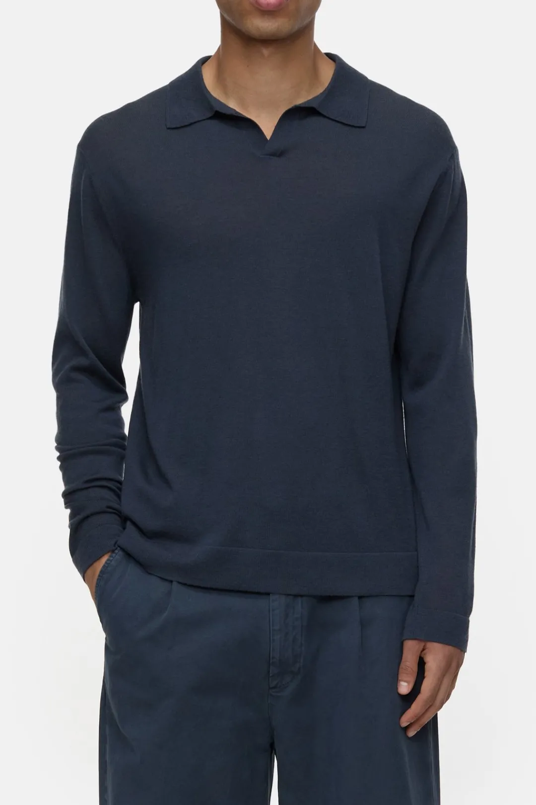 Closed Wool-cashmere-mix jumper Smokey blue Discount