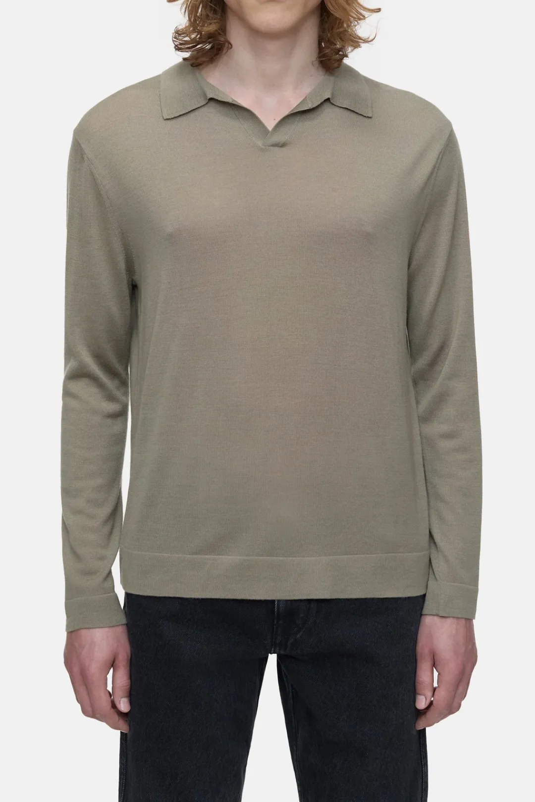 Closed Wool-cashmere-mix jumper Natural linen Clearance