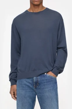 Closed Wool-cashmere-mix longsleeve Smokey blue Clearance