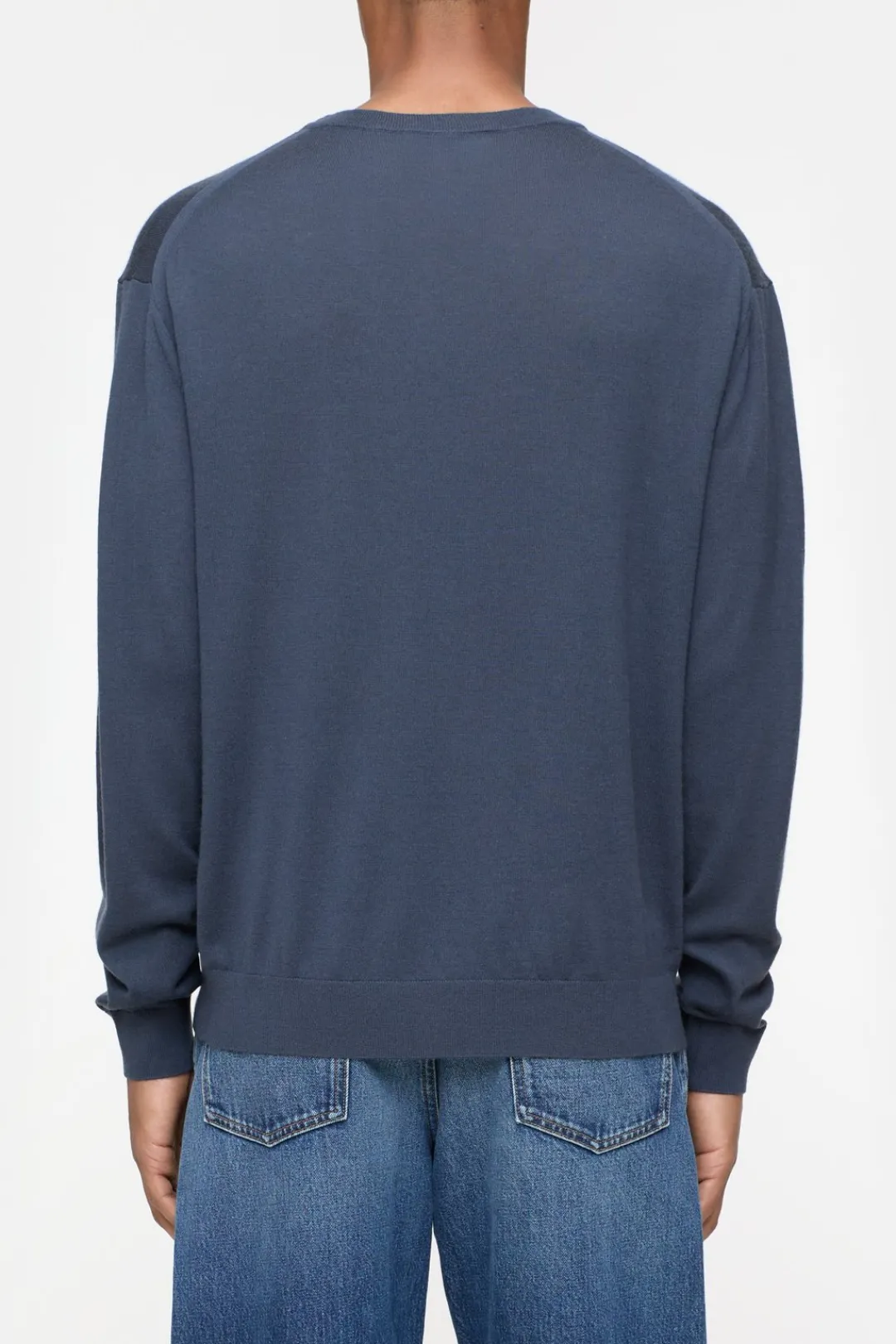 Closed Wool-cashmere-mix longsleeve Smokey blue Clearance