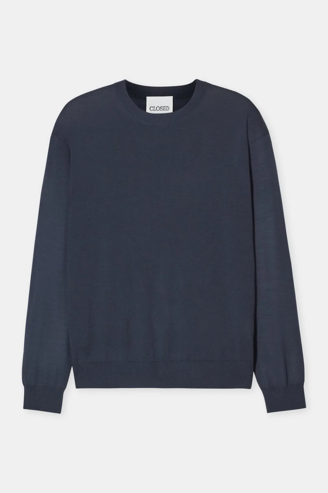 Closed Wool-cashmere-mix longsleeve Smokey blue Clearance
