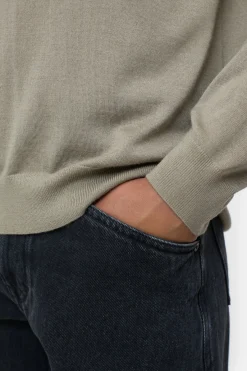 Closed Wool-cashmere-mix longsleeve Natural linen Discount