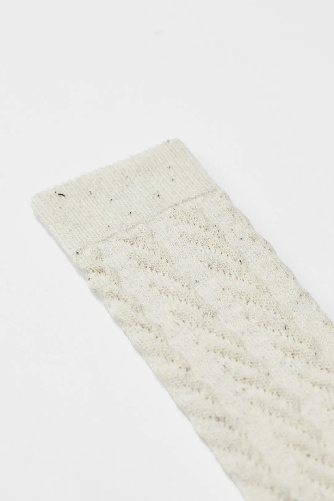 Closed Wool-silk mix socks Ivory New