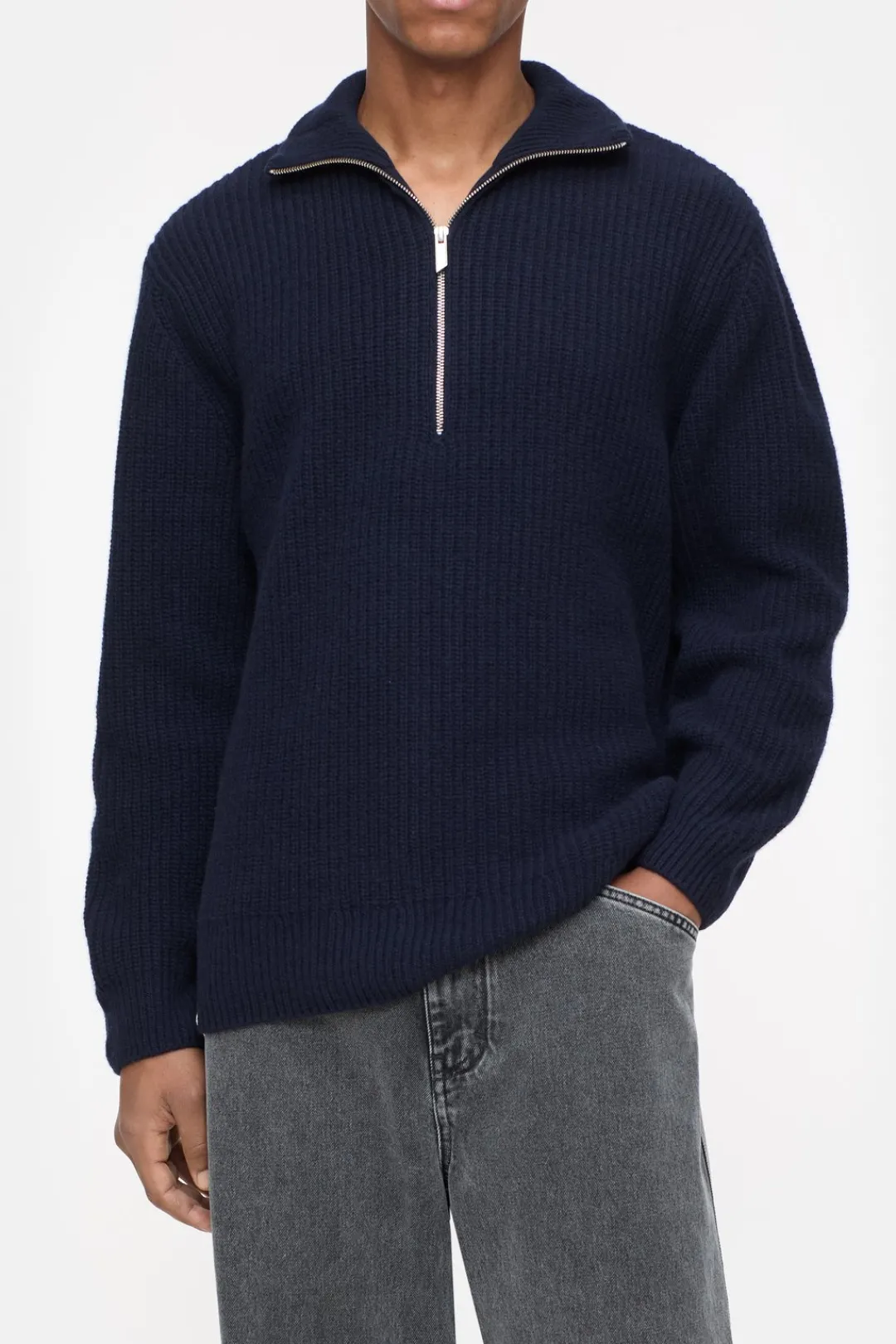 Closed Zip Jumper Dark night Online