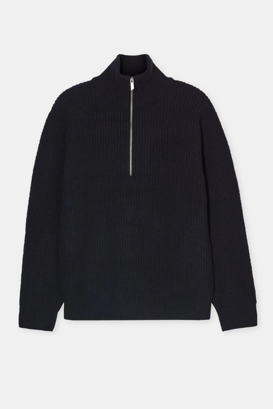 Closed Zip Jumper Black Hot